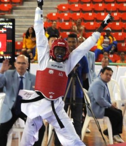 Luis Pie ganador de la medalla de bronce.