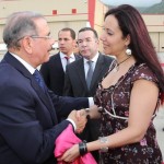Danilo Medina llega a Caracas; asistirá a homenajes a Bolívar y Chávez