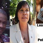 SENADORA SONIA MATEO Y DIRIGENTE DEL PRD, ESCENIFICAN ENCONTRONAZO ¨ARMA EN MANO¨ A CAUSA DEL LETRERO QUE DEFINE A LEONEL FERNÁNDEZ COMO PELIGRO NACIONAL.