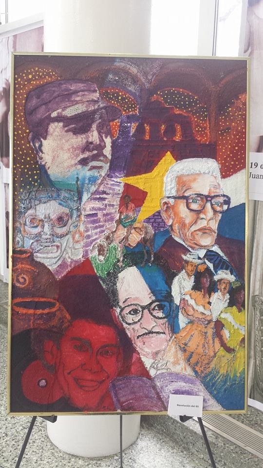 Exhibición dedicada a la herencia Dominica en el Hostos Community College.