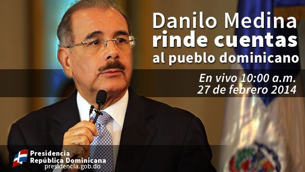 Rendición de cuentas de Danilo Medina