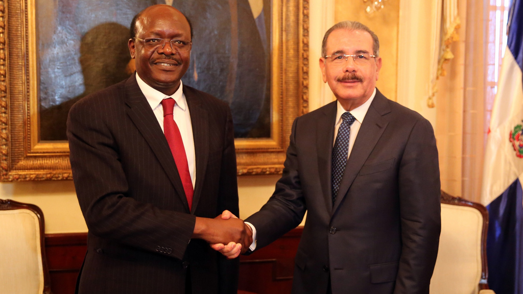 Presidente Danilo Medina recibe visita del secretario general de la UNCTAD‏