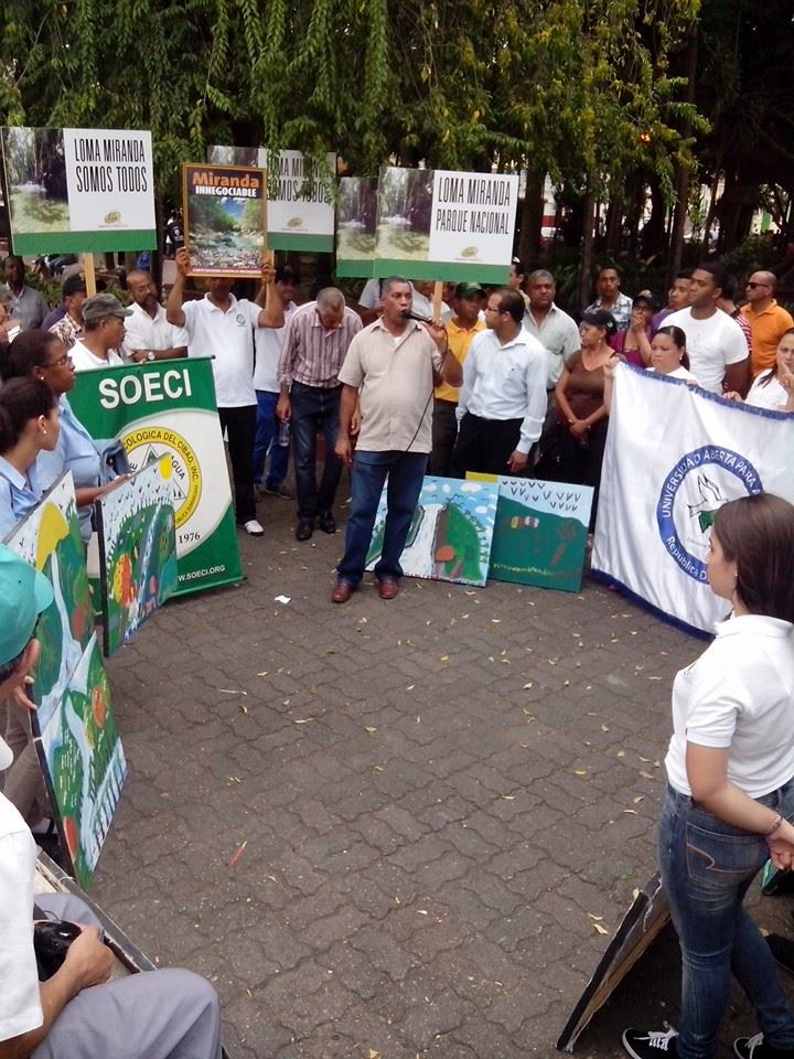 Convocan huelga para que declaren Loma Miranda parque nacional
