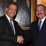 Leonel Fernández visita a Danilo Medina en el Palacio Nacional