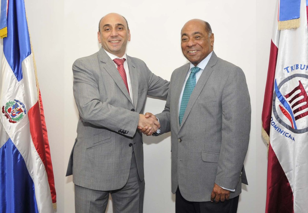 Presidente TC recibe Coordinador Residente PNUD en RD
