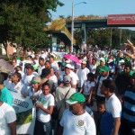 SOECI E INSTITUCIONES DE SANTIAGO REALIZAN CAMINATA EN FAVOR DEL RIO YAQUE DEL NORTE.
