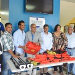 Autoridades UASD Recinto Santiago entregan equipos de Agrimensura