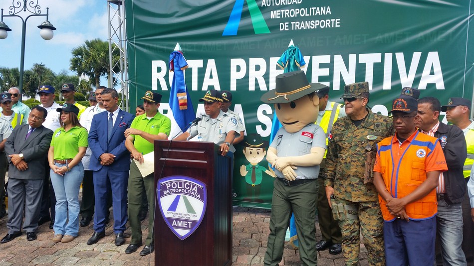 AMET dio inicio en Santiago la «Ruta Preventiva Semana Santa 2017»