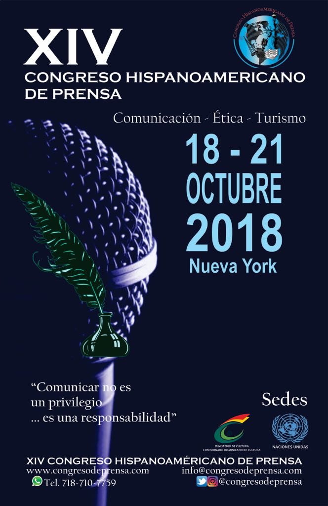 Invitan a periodistas a participar del Congreso Hispanoamericano de la Prensa en New York