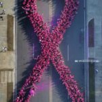 Realizan en Santiago Gran Lazo Humano, Campaña Prevención del Cáncer de Mama