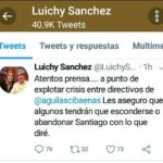 Luichy Sánchez afirma hay una crisis en la directiva de las Águilas Cibaeñas