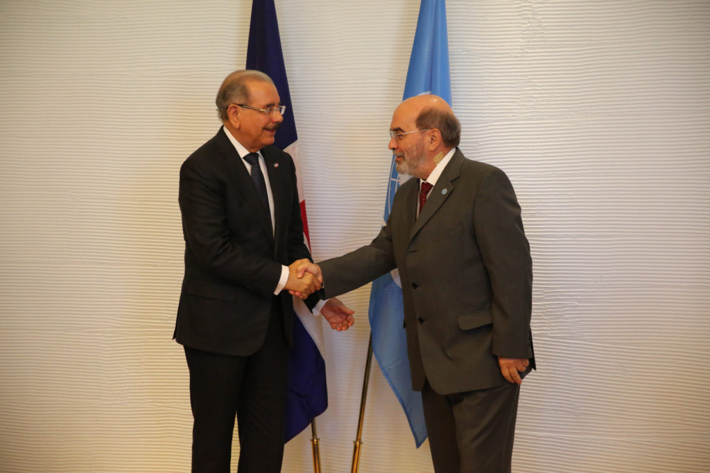 Director general FAO agradece a presidente Danilo Medina por mantener lucha contra hambre, pobreza y malnutrición en su agenda