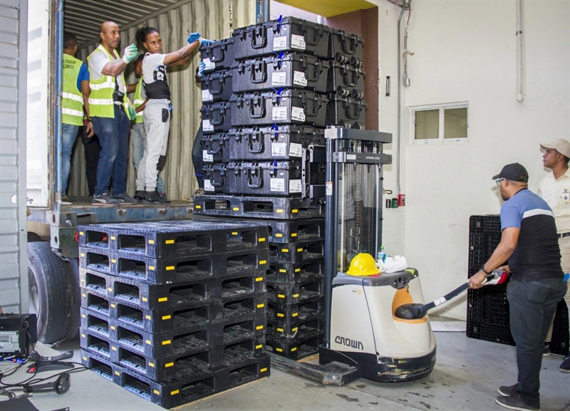 JCE inicia distribución del kit del Voto Automatizado hacia las Juntas Electorales.