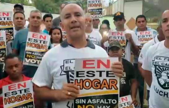 Comunitarios: «SIN CARRETERA NO HAY VOTO»