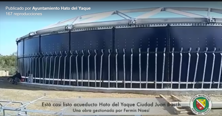 En Marzo Agua para Hato del Yaque, La Canela y Ciudad Juna Bosch