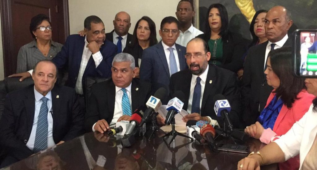 Partidos de coalición opositora con representación congresual anuncian no participaran en rendición de cuentas del presidente Danilo Medina