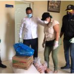 Autoridades de Hato del Yaque Se solidarizan con población en tiempo de cuarentena y toque de queda