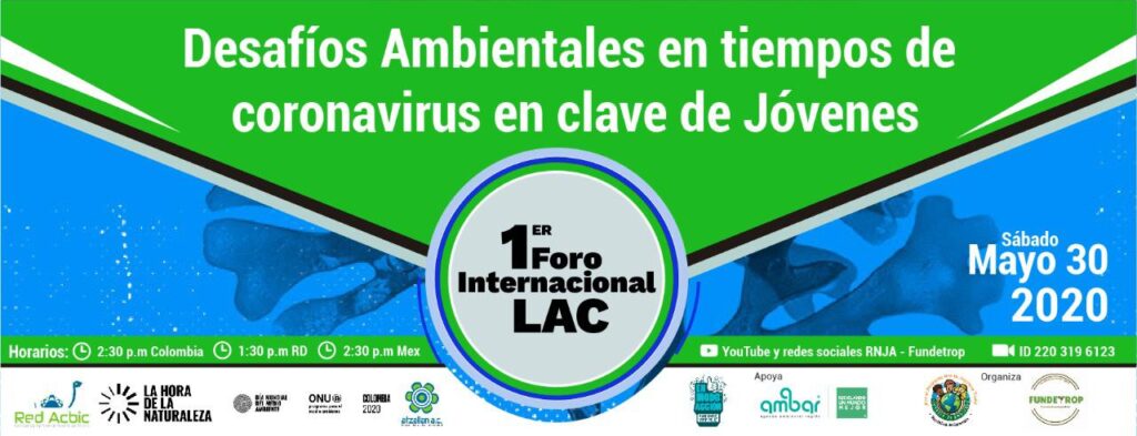 Jóvenes Latinoamericanos anuncian 1er foro internacional sobre medio ambiente en clave de jóvenes