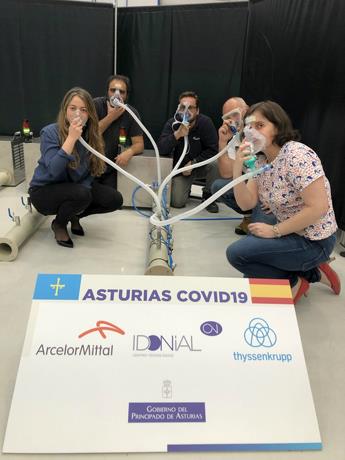 Asturias envía a República Dominicana los primeros prototipos de respirador no invasivo
