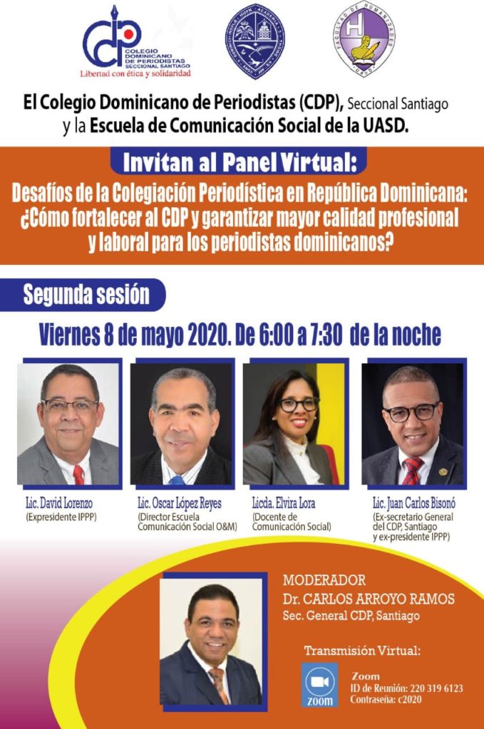 CDP SANTAGO Y ESCUELA DE COMUNICACIÓN DESARROLLARÁ PANEL