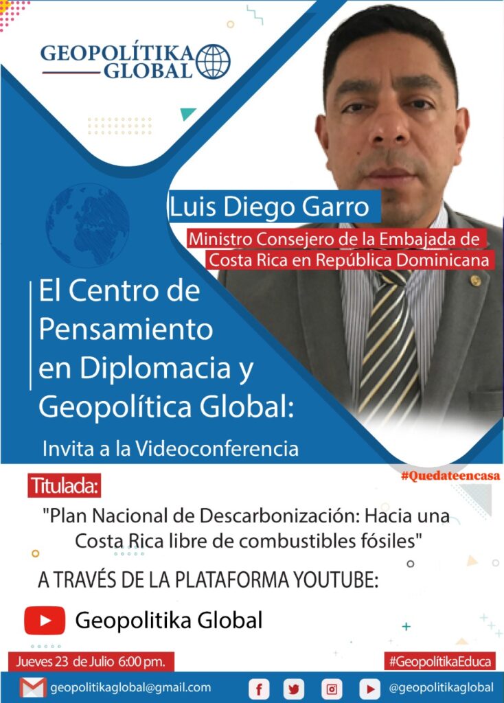 Ministro Consejero Embajada Costa Rica diserta sobre Plan Nacional de Carbonización