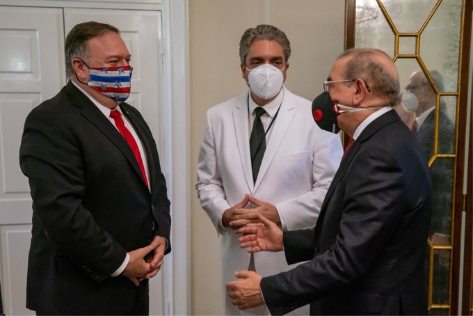 Pompeo dice estar agradecido por una productiva relación con la administración de Danilo Medina