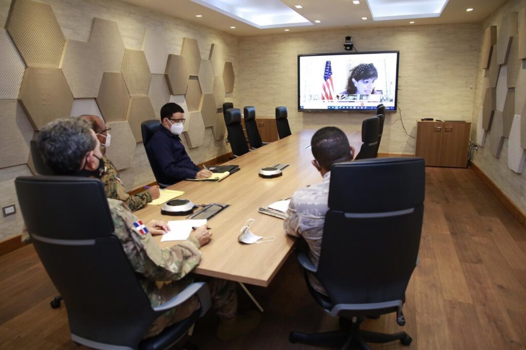 Díaz Morfa y Embajadora EE UU realizan reunión virtual, hablan de Cooperación.