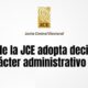 Pleno de la JCE adopta decisiones de carácter administrativo
