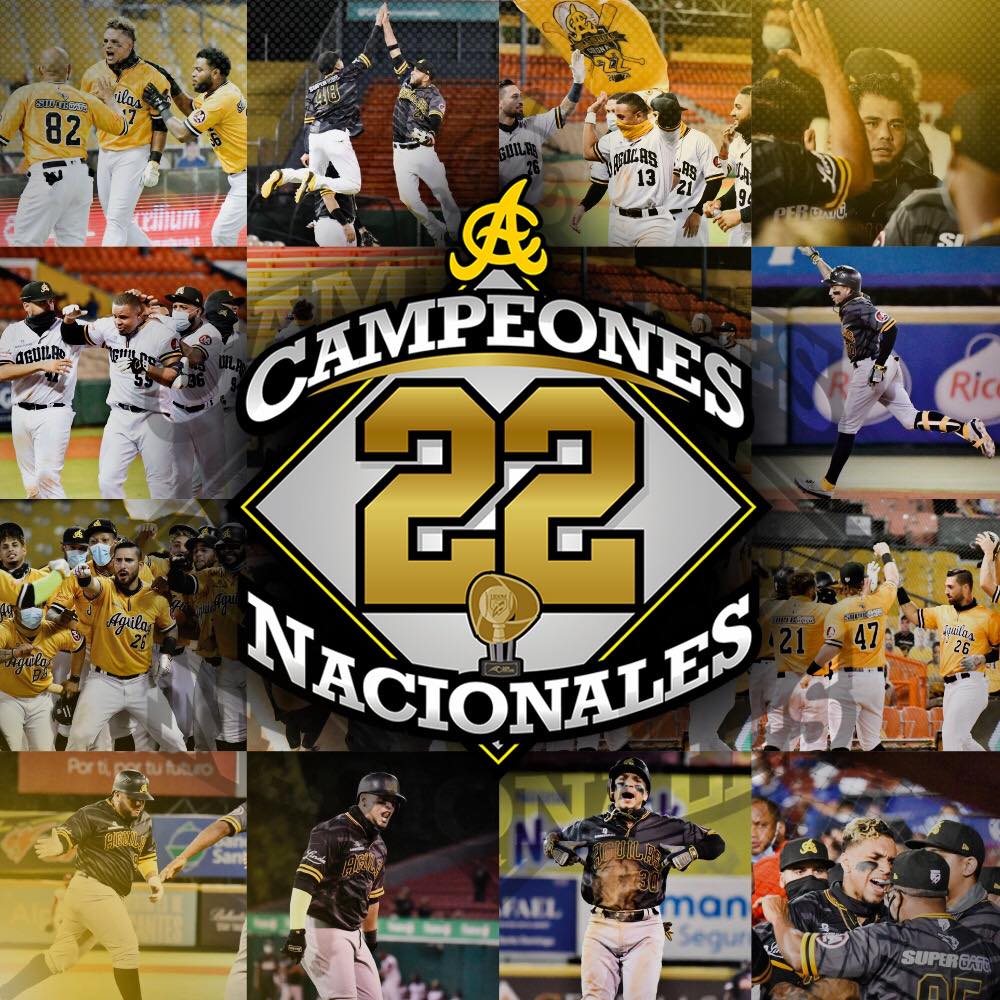 Aguilas ganan corona 22 del Beisbol dominicano