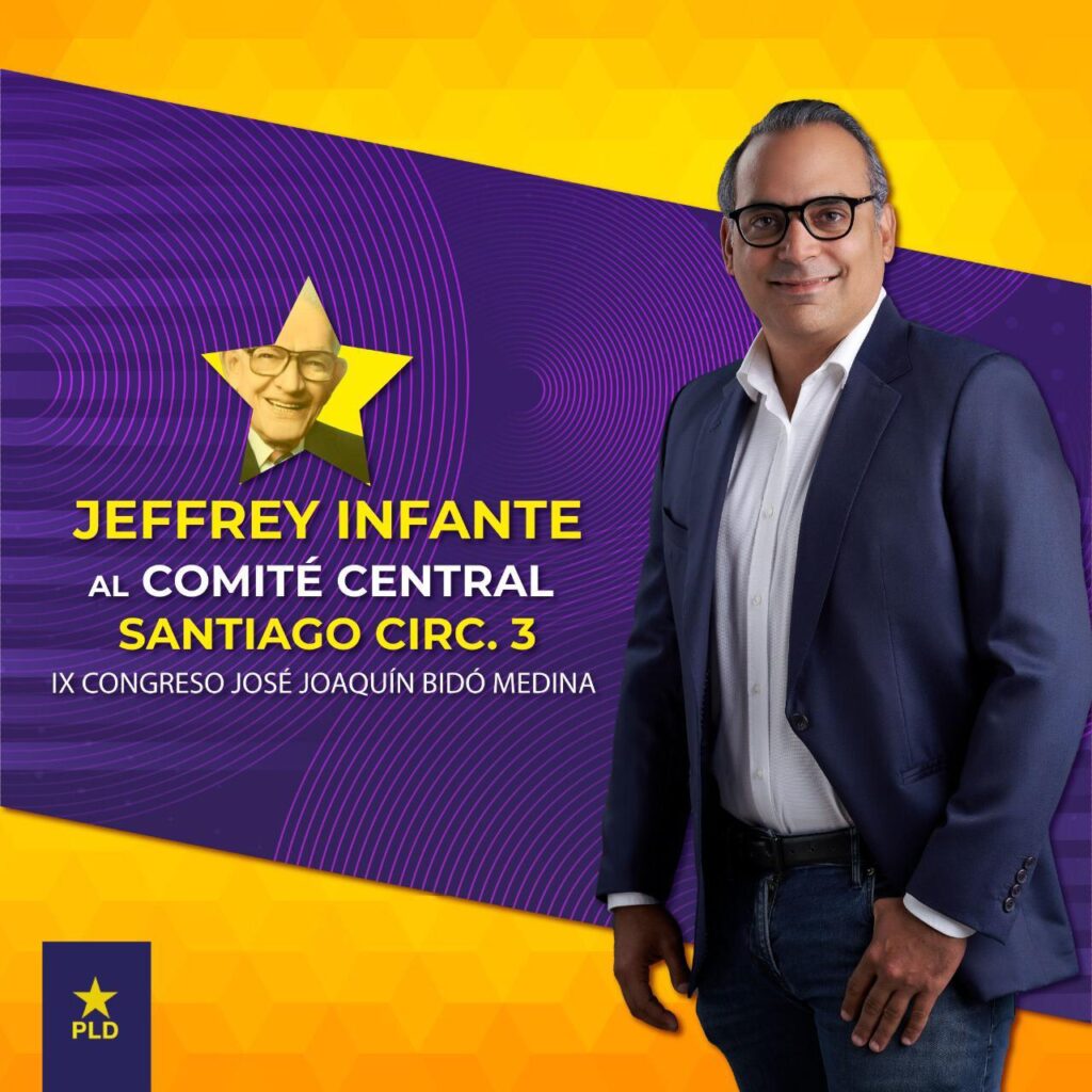 Jeffrey Infante lanza sus aspiraciones al Comité Central del PLD