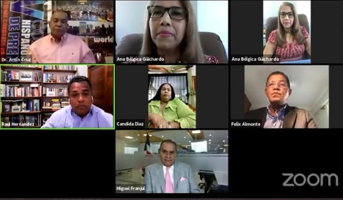 Con gran éxito se desarrolla panel intenacional  por el 68 aniversario de La Escuela de Comunicación Social de la UASD
