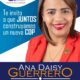 Ana Daisy Guerrero llama a votar por un cambio de modelo en el CDP