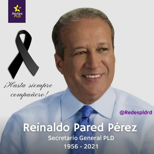 Diasmiry Elizabeth Rosa lamenta la muerte de Reinaldo Pared Pérez