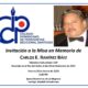 CDP Santiago invita a misa en memoria del periodista Carlos E. Ramírez Báez