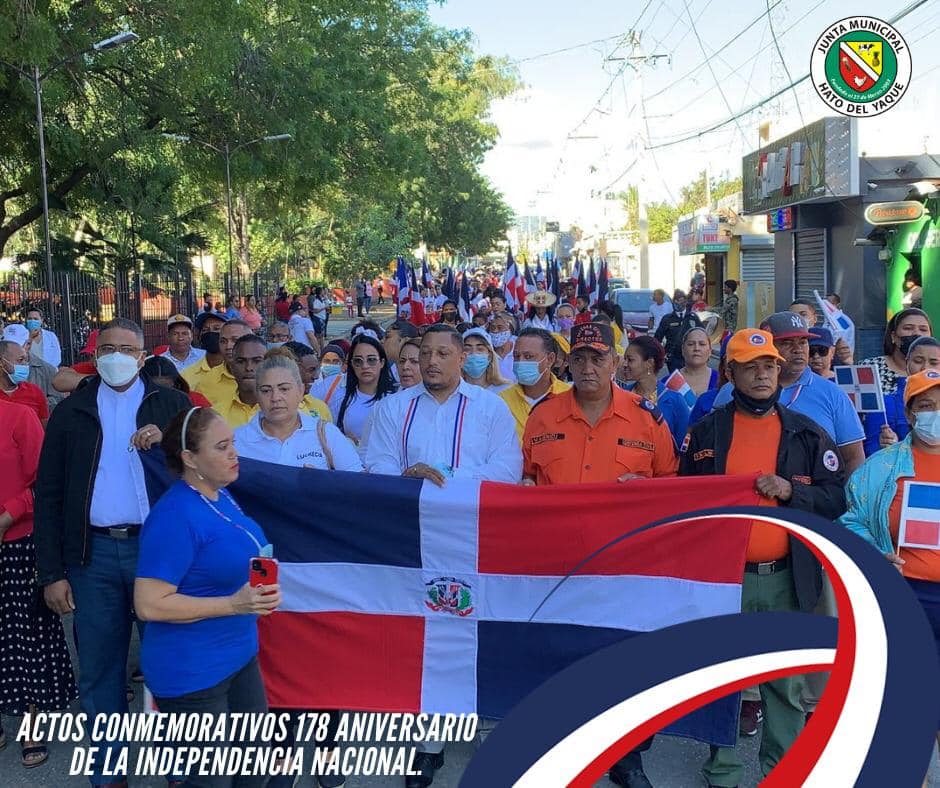 Celebran la independencia Nacional en Hato del Yaque