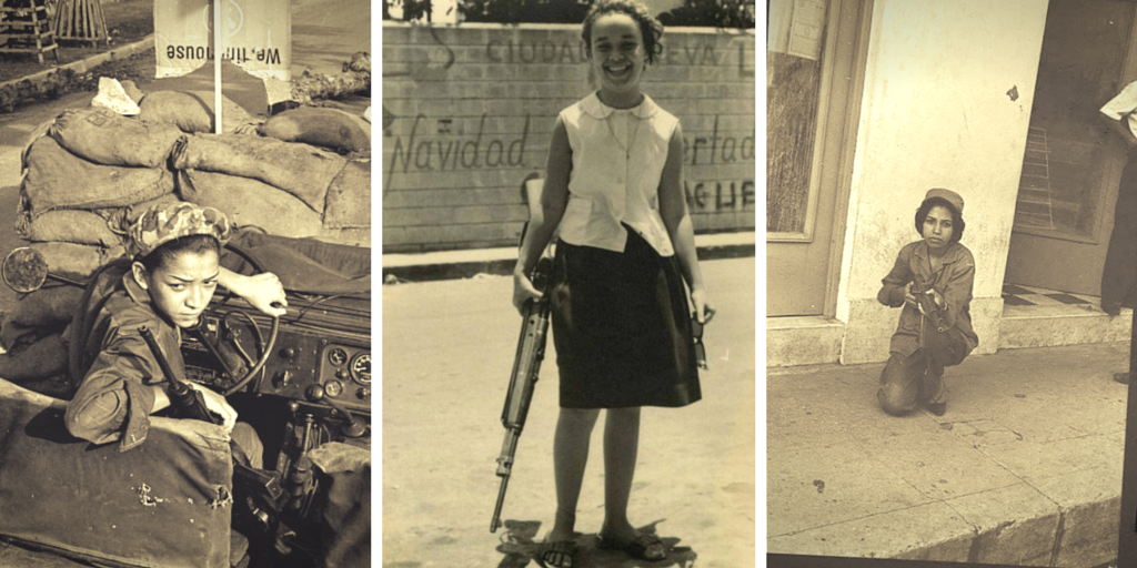 Tina la Bazookera, joven heroica en la guerra del 24 de abril
