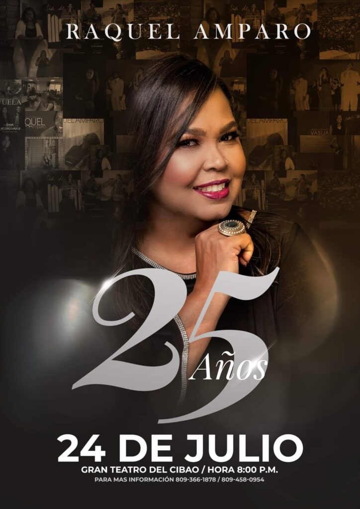 Raquel Amparo celebrará sus 25 años en la música cristiana.