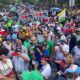 Los serranos llevan su lucha frente al Palacio Nacional contra la presa de Las Placetas