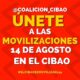 Anuncian manifestaciones para el lunes 14 de agosto en el Cibao