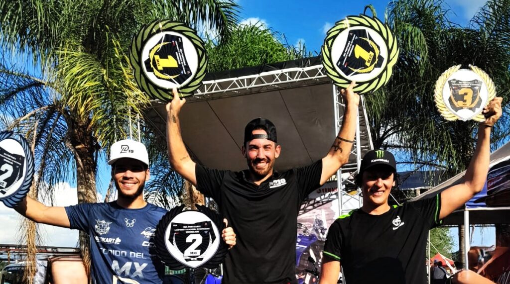 Dominicano Nogueras vence campeones nacionales e internacionales en tercer motocross 2024