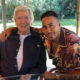 Romeo Santos visita a compositor Manuel Alejandro «pocos saben lo que este señor significa para mi como compositor».