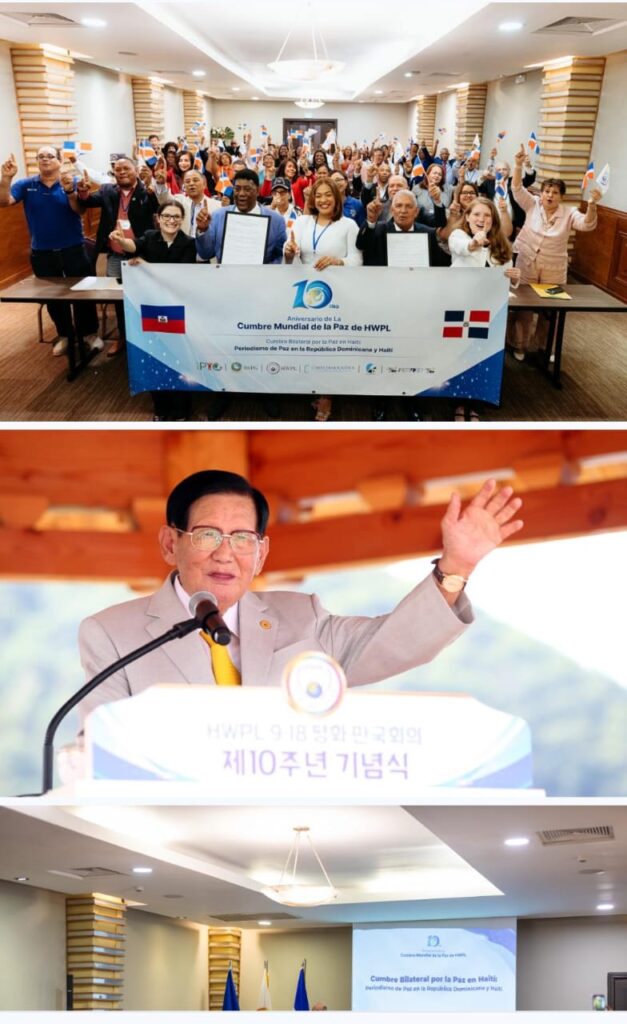 Celebran Cumbre Bilateral de Paz de HWPL para la región Fronteriza entre la Republica Dominicana y Haití.