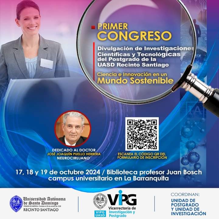 UASD Recinto Santiago inaugura este jueves primer congreso de divulgación de investigaciones científicas y tecnológicas del postgrado