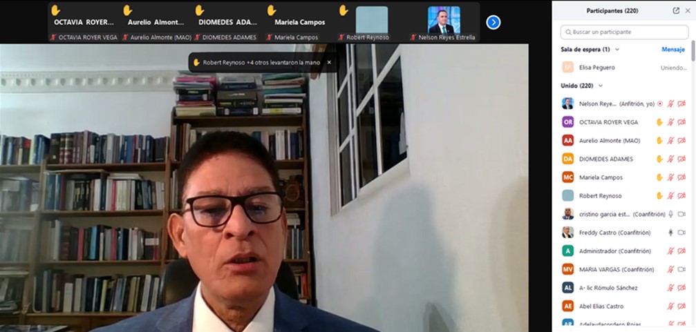 Freddy Ángel Castro ofreció magistral conferencia sobre las tendencias del sistema electoral dominicano.