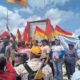 Con multitudinaria marcha en San Francisco de Macorís organizaciones Socioambientales rechazan operaciones de la Barrick Gold en el país.