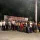 Comunitarios del Reparto Universitario realizan vigilia en defensa del Arroyo Burgos y el área verde del sector