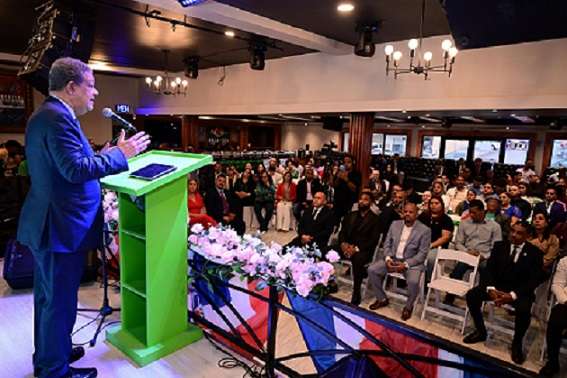 Leonel asegura en Filadelfia gobierno del PRM fracasó