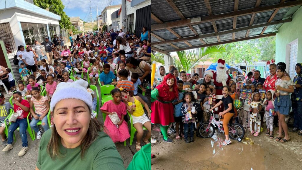 Diputada Llaniris Espinal convierte las calles de barrios Santiago en un festival de ilusión y esperanza