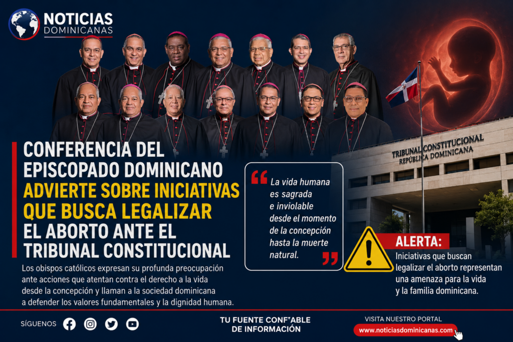 Conferencia del Episcopado Dominicano advierte sobre iniciativas que busca legalizar el aborto ante el Tribunal Constitucional